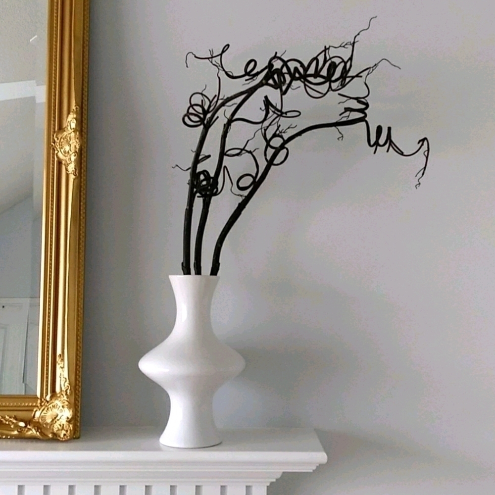 Mid Century Modern Vase white home decor‎ ceramic